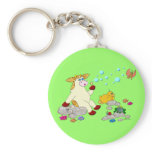 Holly Cow "Blowing Bubbles" Keychains