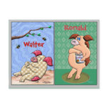 Holly Cow Collectible Trading Cards #5 and #6 postcards