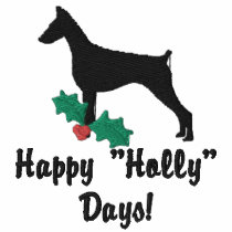 Holly Doberman Pinscher Embroidered Shirt (Hoodie) embroidered shirts by MenagerieMayhem Holly Doberman Pinscher Embroidered Shirt (Hoodie) embroidered shirts