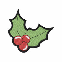Holly embroidered shirts by ZazzleEmbroidery Holly embroidered shirts