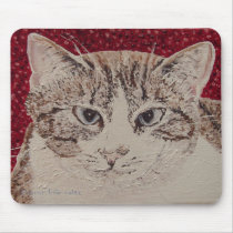 Holly Face Painting mousepads by SharonDGonzalez Holly Face Painting mousepads