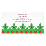 Holly Fleur de lis Personalized Photo Card