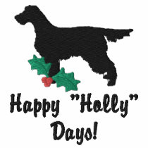 Holly Gordon Setter Embroidered Shirt (Polo) embroidered shirts