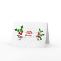Holly greetings - Card