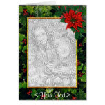 Holly Greetings Card