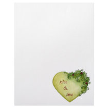 Holly Heart Letterhead by 13BlackCatsDesigns Holly Heart Letterhead