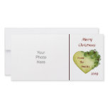 Holly Hearts Photo Card