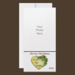 Holly Hearts Photo Card photo cards