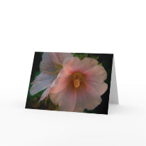 Holly Hock Note Card