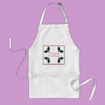 Holly Holiday Apron by laohare Holly Holiday Apron