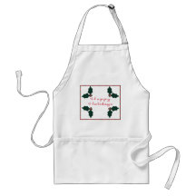 Holly Holiday Apron