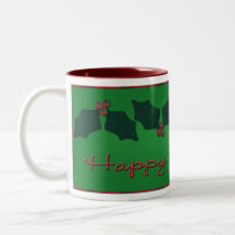 Holly Holiday Mug