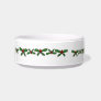 Holly holiday cat bowls
