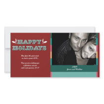 Holly Holiday Photo Card