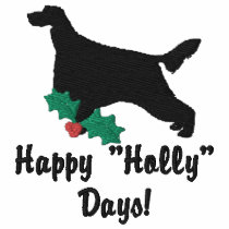 Holly Irish Setter Embroidered Shirt (Long Sleeve) embroidered shirts