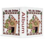 Holly Jolly Christmas Vinyl Binder