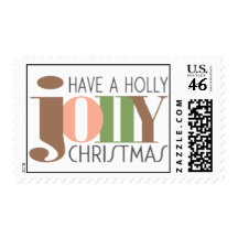 HOLLY JOLLY CHRISTMAS Postage