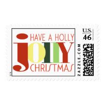 HOLLY JOLLY CHRISTMAS Postage
