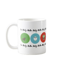 holly!jolly! polka mugs by AnthroPoMorphCo holly!jolly! polka mugs
