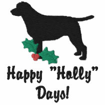 Holly Labrador Retriever Embroidered Shirt Hoodie embroidered shirts