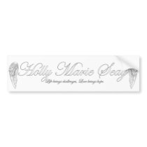 Holly Marie Seay bumper sticker bumper stickers by kascatania Holly Marie Seay bumper sticker bumper stickers