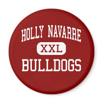 Holly Navarre - Bulldogs - Middle - Navarre Refrigerator Magnet