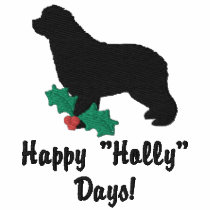 Holly Newfoundland Embroidered Long Sleeve Shirt embroidered shirts