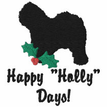 Holly Old English Sheepdog Embroidered Shirt embroidered shirts