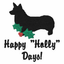 Holly Pembroke Welsh Corgi Embroidered Hoodie embroidered shirts by MenagerieMayhem Holly Pembroke Welsh Corgi Embroidered Hoodie embroidered shirts