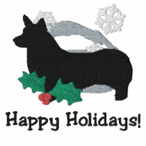 Holly Pembroke Welsh Corgi Embroidered Shirt embroidered shirts
