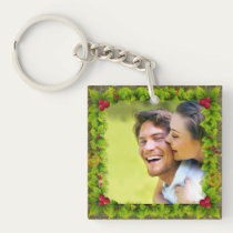 Holly Photo Keepsake key chains