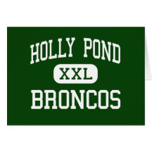 Holly Pond - Broncos - High - Holly Pond Alabama Greeting Card