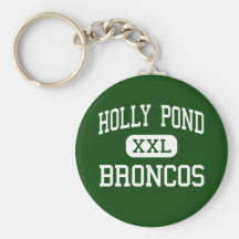 Holly Pond - Broncos - High - Holly Pond Alabama Keychains