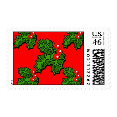 Holly Postage Stamps