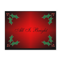 Holly Postcard