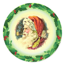 HOLLY & SANTA by SHARON SHARPE stickers