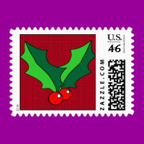 Holly Small Stamp stamps