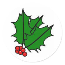 holly stickers