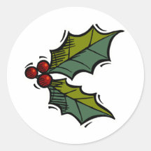 Holly Sticker