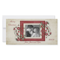 Holly Swirl Photo Card photo cards by StarStock Holly Swirl Photo Card photo cards