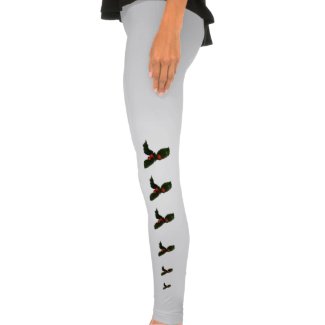 Holly Tapered on White Legging Tights