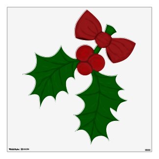 Holly Wall Decal