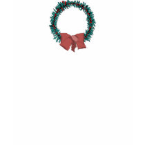 Holly Wreath & Bow t-shirts