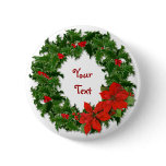 Holly Wreath Customize buttons