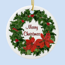 Holly Wreath Traditions Ornaments ornaments