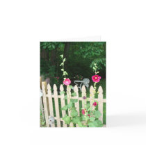 Hollyhock Notecard