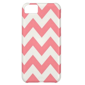Hollyhock Pink Chevron iPhone 5C Cover