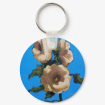 HOLLYHOCKS IN ACRYLIC keychains