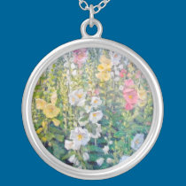 Hollyhocks Necklace necklaces