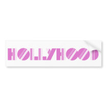 Hollyhood Bumper Sticker bumper stickers